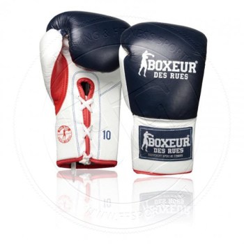 Boxeur De Rues Leather Boxing Gloves Pro-Competition bx-503x_blue